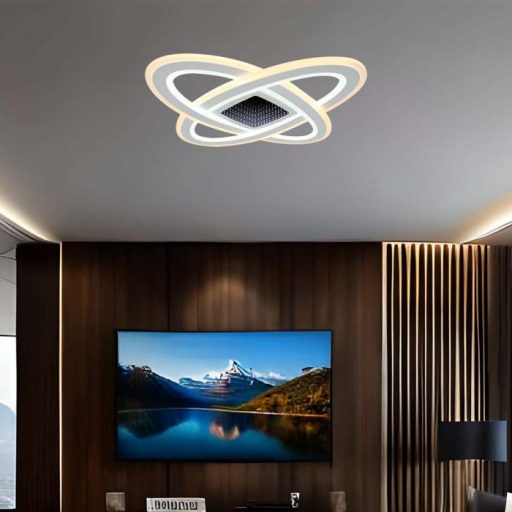 V-TAC 130W Smart Dekoratív mennyezeti LED lámpa távirányítóval 3in1  - 15360