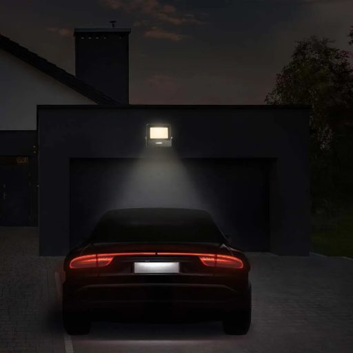 V-TAC 10W MOZGÁSÉRZÉKELŐS LED REFLEKTOR 100° 6500K FEKETE HÁZAS (SAMSUNG CHIP) - 20282
