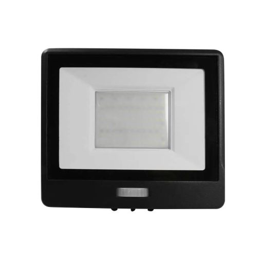 V-TAC 50W MOZGÁSÉRZÉKELŐS LED REFLEKTOR 100° 4000K FEKETE HÁZAS (SAMSUNG CHIP) - 20290