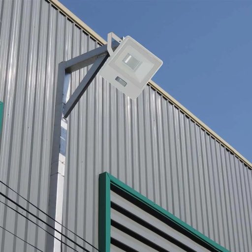 V-TAC 10W MOZGÁSÉRZÉKELŐS LED REFLEKTOR 100° 4000K FEHÉR HÁZAS (SAMSUNG CHIP) - 20293