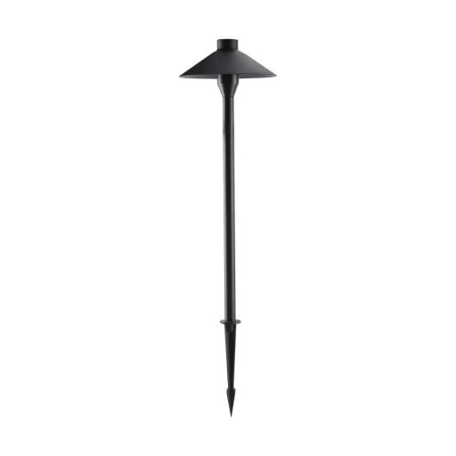 V-TAC Kerti állólámpa, kör fekete 7W 700 mm 3000K IP65- 20316