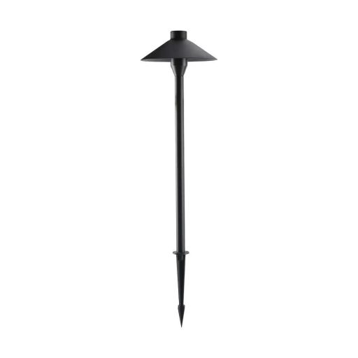 V-TAC Kerti állólámpa, kör fekete 7W 700 mm 6400K IP65- 20318