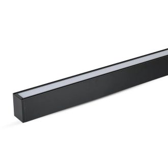   V-TAC Függeszthető lineáris LED dimmelhető lámpatest 40W 120cm Samsung chip 3000K fekete - 20462