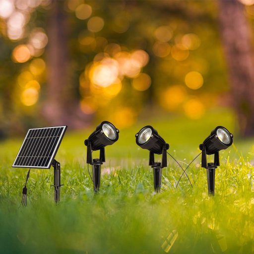 V-TAC 3x1.2W Napelemes (Solar) leszúrható kerti világítás - 20489