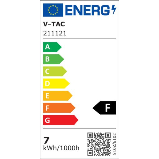 V-TAC LED izzó  E14 C37 6.5W 180° 3000K gyertya - 211111
