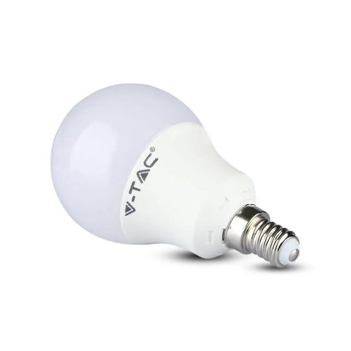 V-TAC LED izzó  E14 A60 8.5W 200° 3000K gömb (Samsung Chip) - 21114