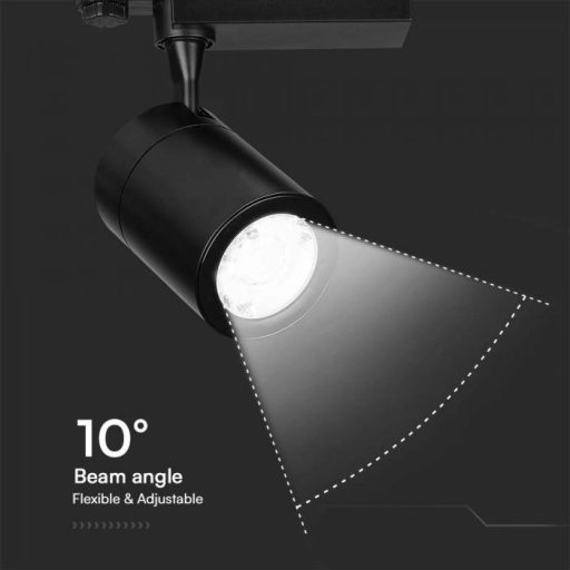 V-TAC 35W LED SÍNES LÁMPA fekete 3000K - 211285