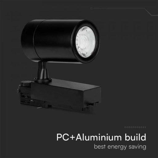 V-TAC 35W LED SÍNES LÁMPA fekete 6000K - 211287
