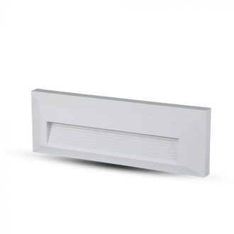   V-TAC Led lépcsőlámpa téglalap forma 3W fehér 4000K - 211326