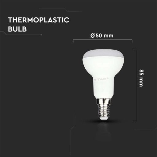 V-TAC LED izzó  E14 R50 4,8W 120° 4000K spot (Samsung Chip) - 21139