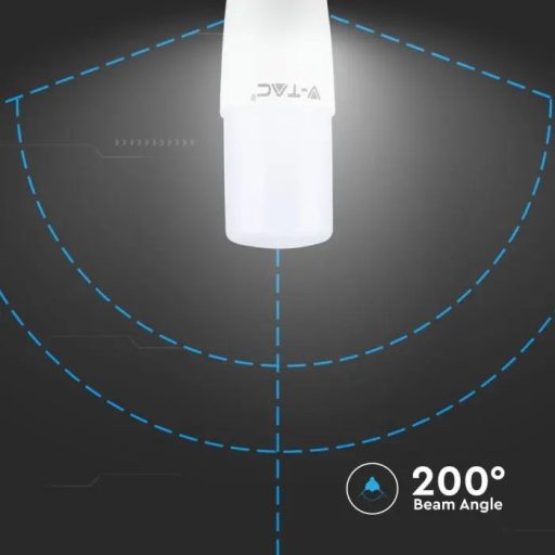 V-TAC LED izzó  E27 T37 7.5W 230° 4000K STIK, henger (Samsung Chip) - 21145