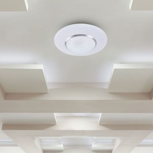 V-TAC Led mennyezeti lámpa csillagos búrával távirányítóval Φ450 30W/60W/30W - 2114621