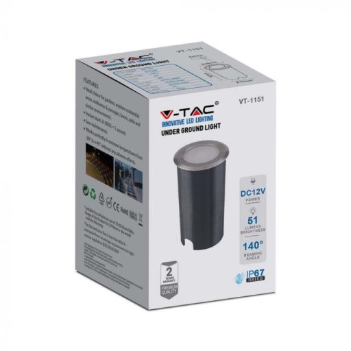 V-TAC Led Talajlámpa 1W 6400K - 211464