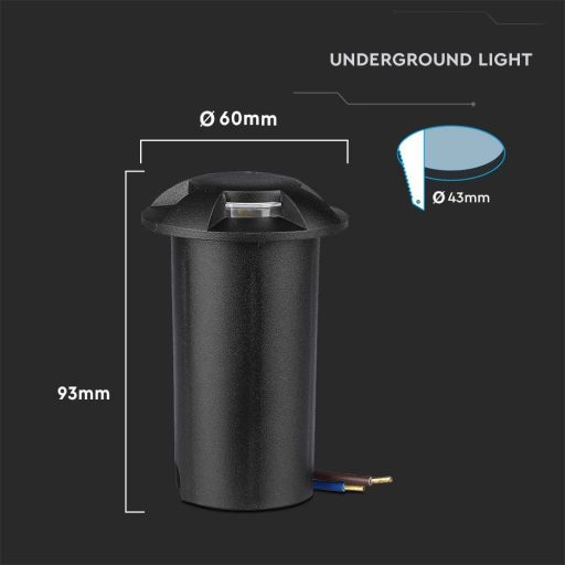 V-TAC Led Talajlámpa 1W 3000K - 211470