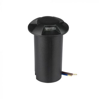   V-TAC Led Talajlámpa négy irányú 1W fekete 6500K - 211472