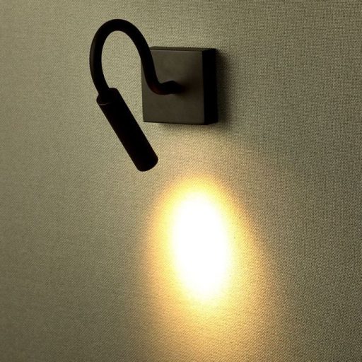 V-TAC 3W LED Fali olvasó lámpa fekete 3000K - 211485