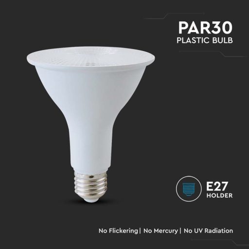 V-TAC LED izzó  E27 PAR30 11W 40° 6400K spot (Samsung Chip) - 21155