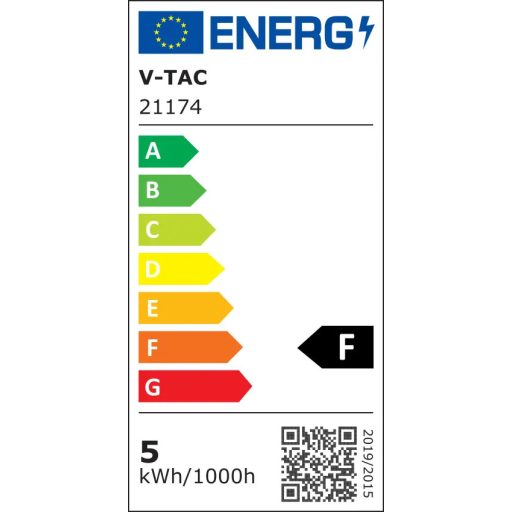 V-TAC LED izzó  E27 G45 4.5W 180° 3000K kisgömb (Samsung Chip) - 21174
