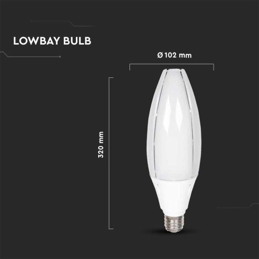 V-TAC LED izzó  E40 60W 270° 4000K Olive (Samsung Chip) - 21187