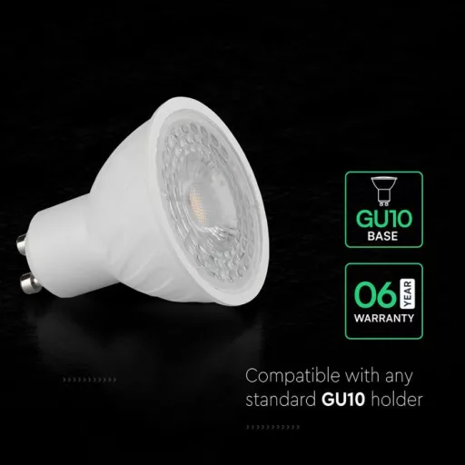 V-TAC LED spotlámpa  GU10 MR16 6W 38° 4000K spot (CREE Chip) - 211906