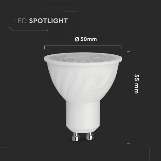 V-TAC LED spotlámpa GU10 MR16 6W 110° 3000K - 211921