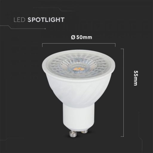V-TAC LED spotlámpa  GU10 MR16 6W 110° 4000K spot (Samsung Chip) - 21193