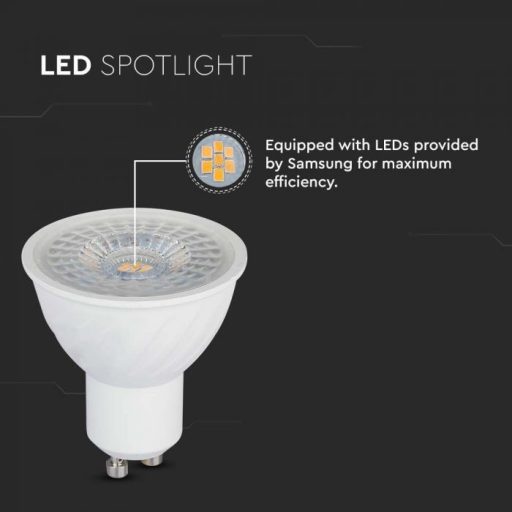 V-TAC LED spotlámpa  GU10 MR16 6W 110° 4000K spot (Samsung Chip) - 21193
