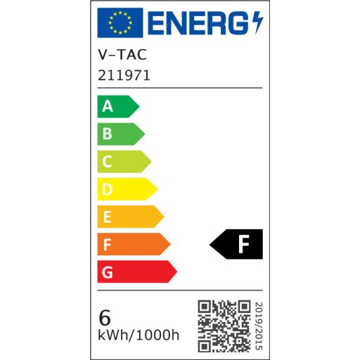V-TAC LED spotlámpa dimmelhető GU10 MR16 6W 38° 6500K - 211971