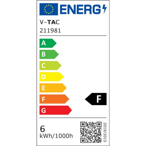 V-TAC LED spotlámpa dimmelhető GU10 MR16 6W 110° 3000K - 211981