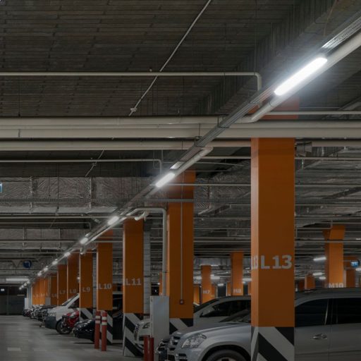 V-TAC 18W Vízálló LED armatúra átlátszó burával 60 cm 120° 120lm/W 6400K (Samsung Chip) IP65 - 2120210