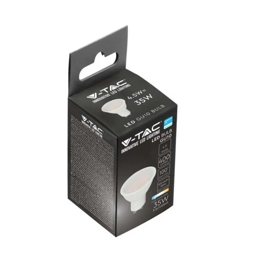 V-TAC LED spotlámpa  GU10 MR16 4.5W 6500K 110° spot (Samsung Chip) - 21203