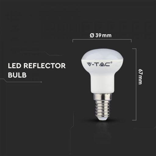 V-TAC LED izzó  E14 R39 2.9W 120° 3000K spot (Samsung Chip) - 21210