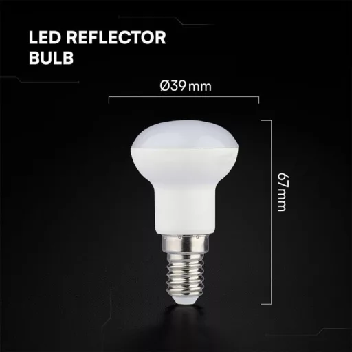 V-TAC LED izzó  E14 R39 2.9W 120° 4000K spot (CREE Chip) - 212116