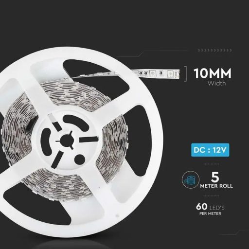 V-TAC LED szalag SMD5050 60LED/M 11W/M 12V IP20 6400K - 212126