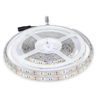   V-TAC LED szalag SMD5050 60LED/M 11W/M 12V IP65 3000K - 212149