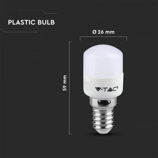 V-TAC LED törpe izzó E14 ST26 2W 150° 3000K - 212341
