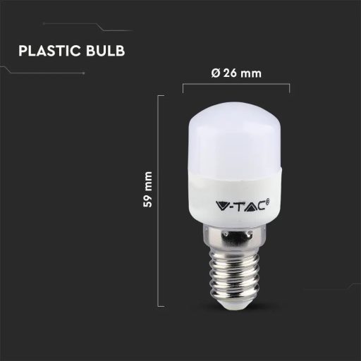 V-TAC LED törpe izzó E14 ST26 2W 150° 3000K (Samsung Chip) - 21234