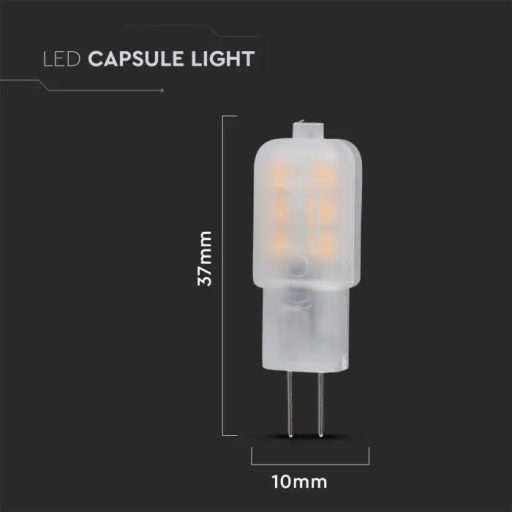 V-TAC LED spotlámpa  G4 1.1W 12V 300° 3000K tűlábas (Samsung Chip) - 21240