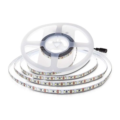 V-TAC LED szalag SMD2835 120LED/M 7.5W/M 24V IP20 3000K - 212622