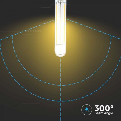 V-TAC Átlátszó LED izzó filament COG  E14 T20 4W 3000K - 212701