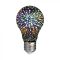 V-TAC 3D hatású LED izzó filament COG  E27 A60 3W 3000K - 212704