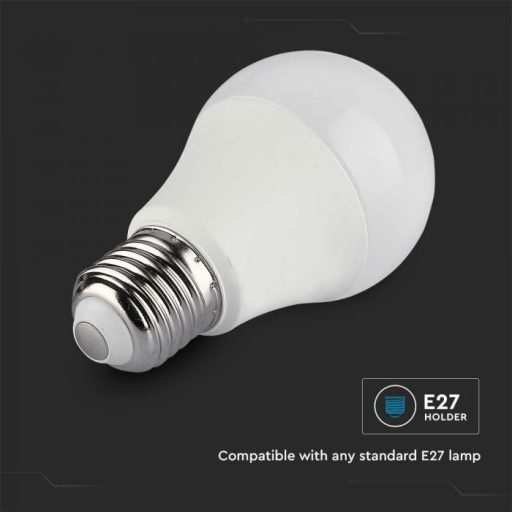 V-TAC Wifis smart LED izzó  E27 A60 11W 200° RGB + 3 az 1-ben (CCT) gömb - 212752