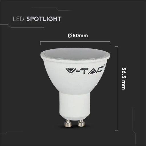 V-TAC RF Távirányítható LED spotlámpa  GU10 MR16 5.5W 100° RGB + 3000K spot - 212778
