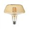 V-TAC Borostyán LED izzó filament COG  E27 T180 8W 1800K - 212790