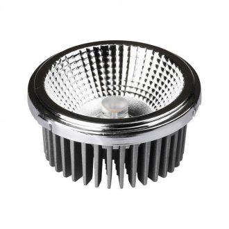  V-TAC Ezüst LED spotlámpa cserélhető előlappal AR111 20W 40° - 20° 4000K - 212793
