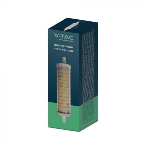V-TAC LED spotlámpa izzó R7S 16W 300° 6500K ceruza - 212836