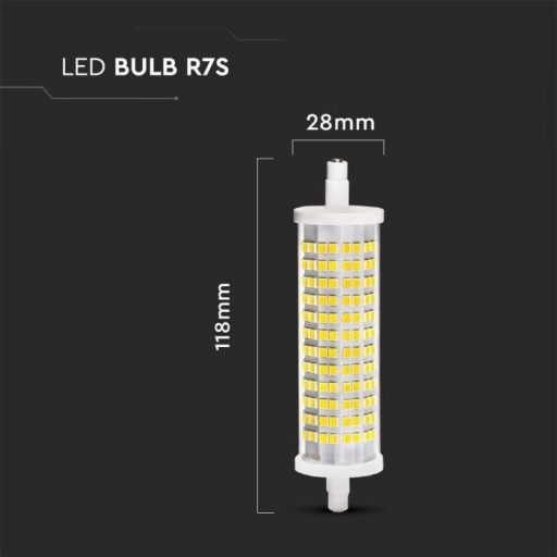 V-TAC LED spotlámpa izzó R7S 16W 300° 6500K ceruza - 212836