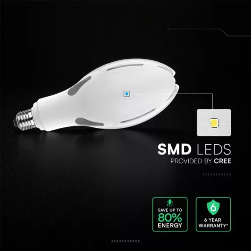 V-TAC LED izzó  E27 36W 300° 4000K Olive (CREE Chip) - 21284-6