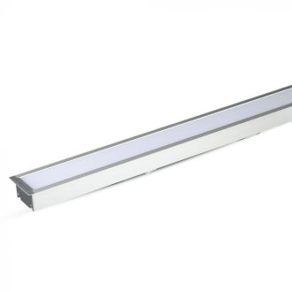   V-TAC Függeszthető lineáris LED lámpatest 40W 120cm Samsung chip 4000K ezüst - 21380