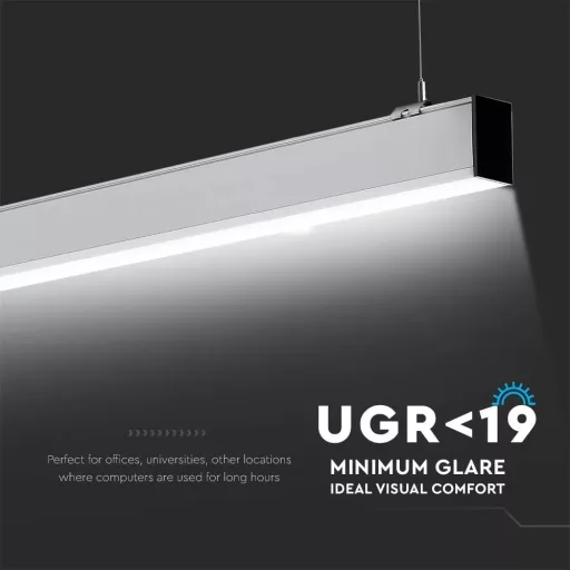 V-TAC Függeszthető lineáris LED dimmelhető lámpatest 40W 120cm Samsung chip 4000K fehér - 21383
